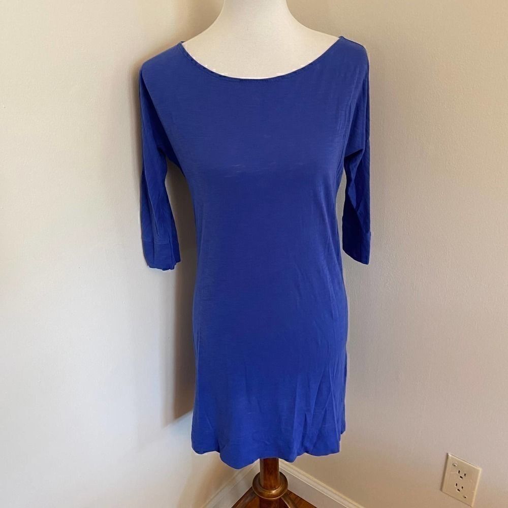 Lilly Pulitzer Cassie Blue Slub T-shirt Dress XS